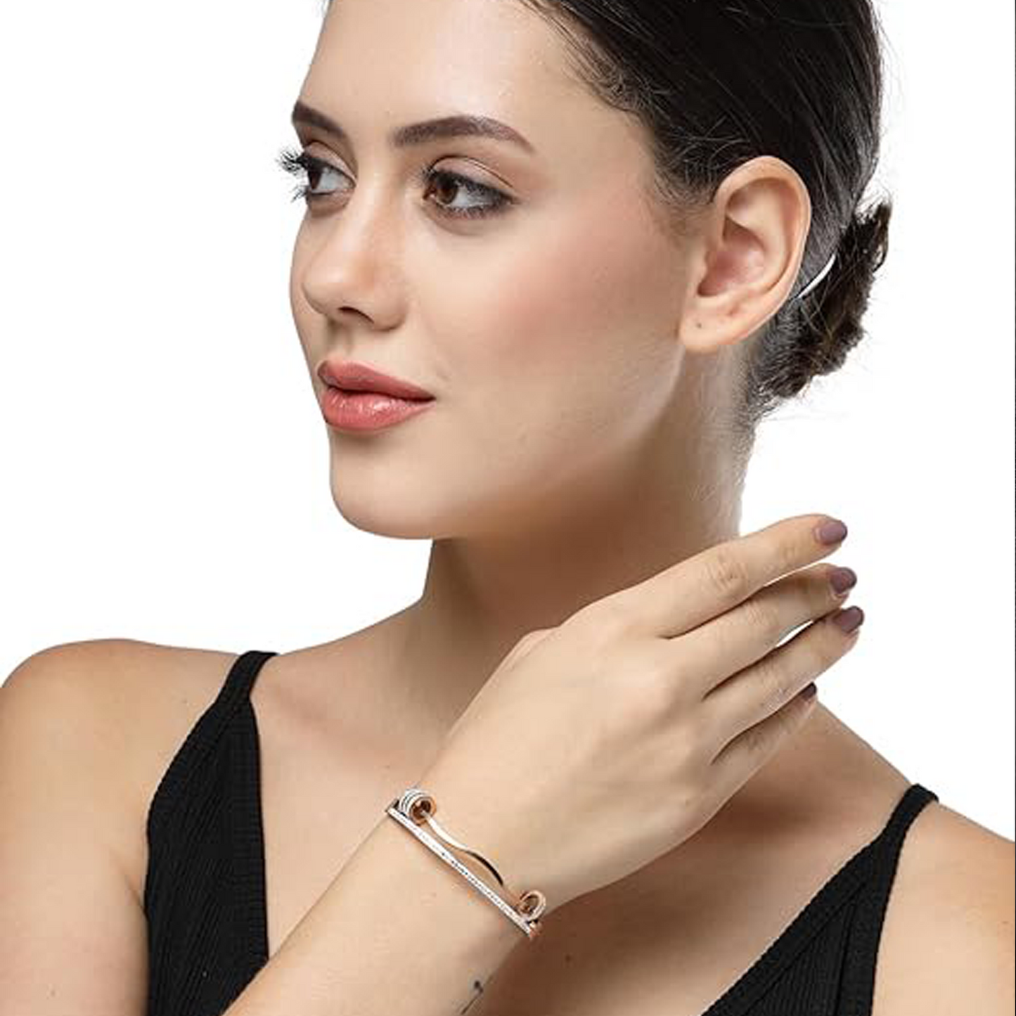 Gold Plated Women's Bracelet Stainless Steel