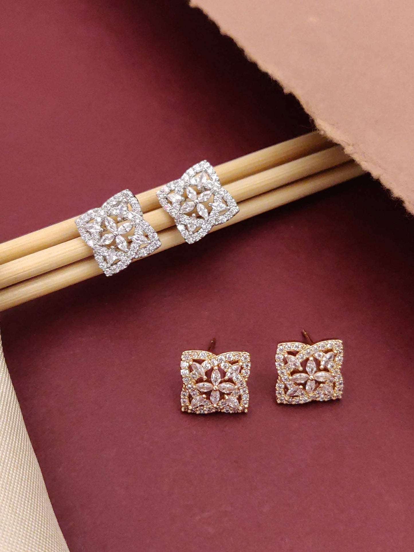 Luxe Dazzle Duo Earrings