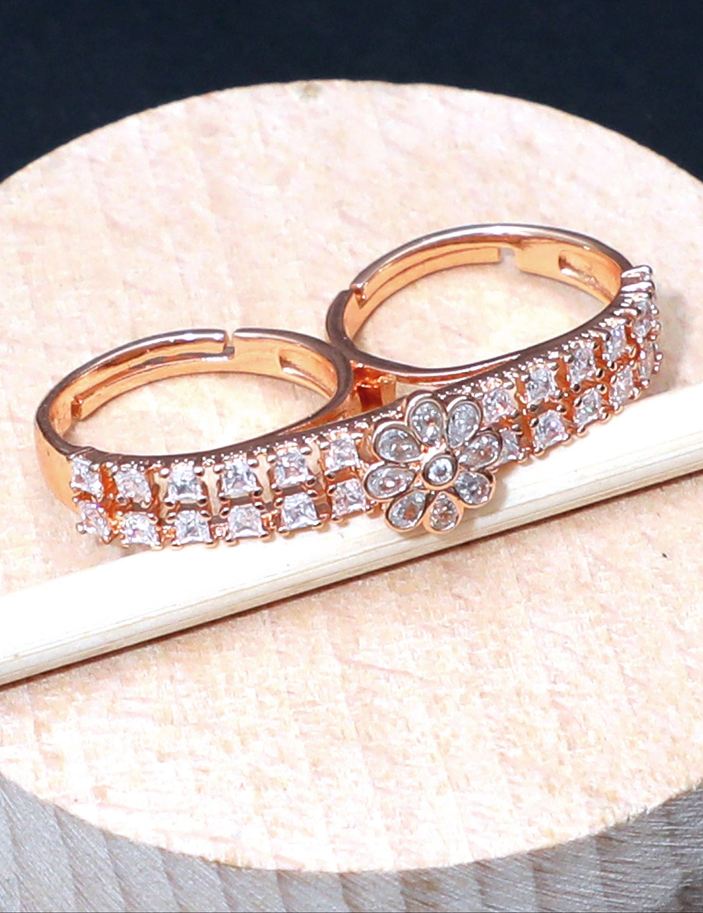 Diamond Duo Rings
