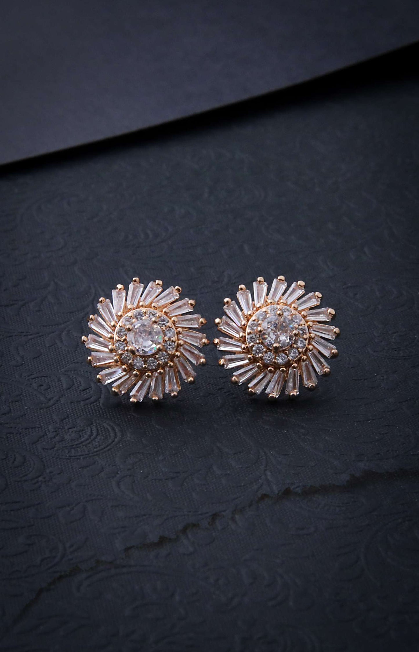Gold plated American Diamond studded classic
