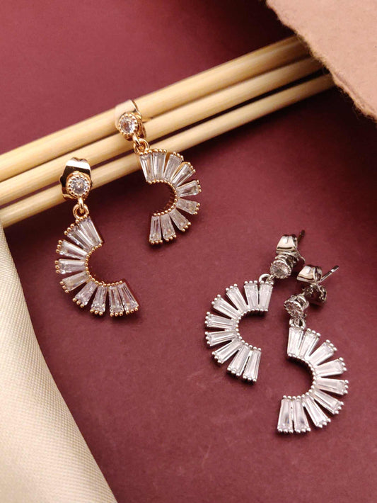 Opulent Crystal Cascade Earrings