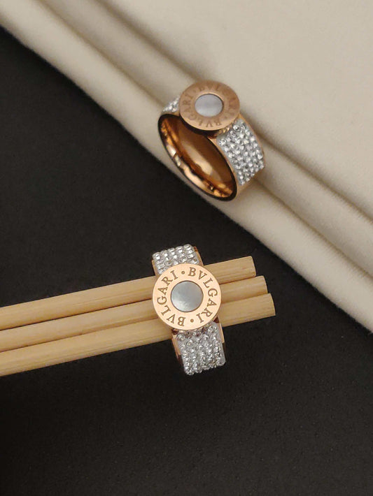 Half Diamonds Bvlgari Ring