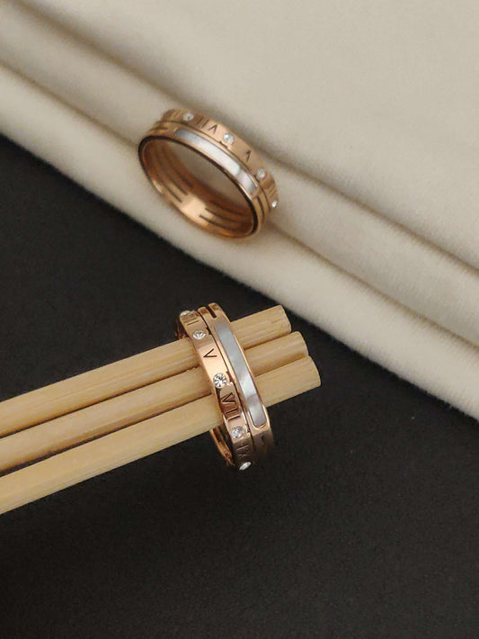 Sterling Silver-Plated Stainless Steel Classic Ring