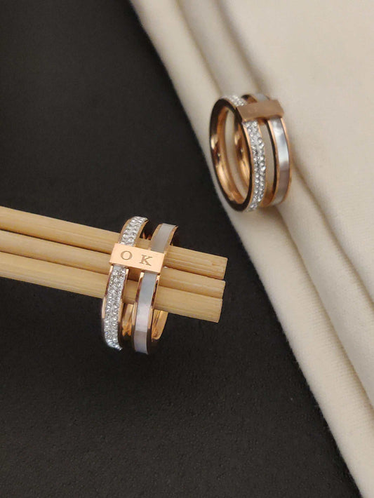 Double Diamond Harmony Rings