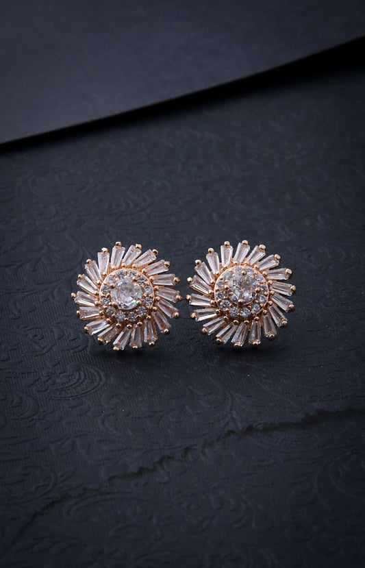 Gold plated American Diamond studded classic