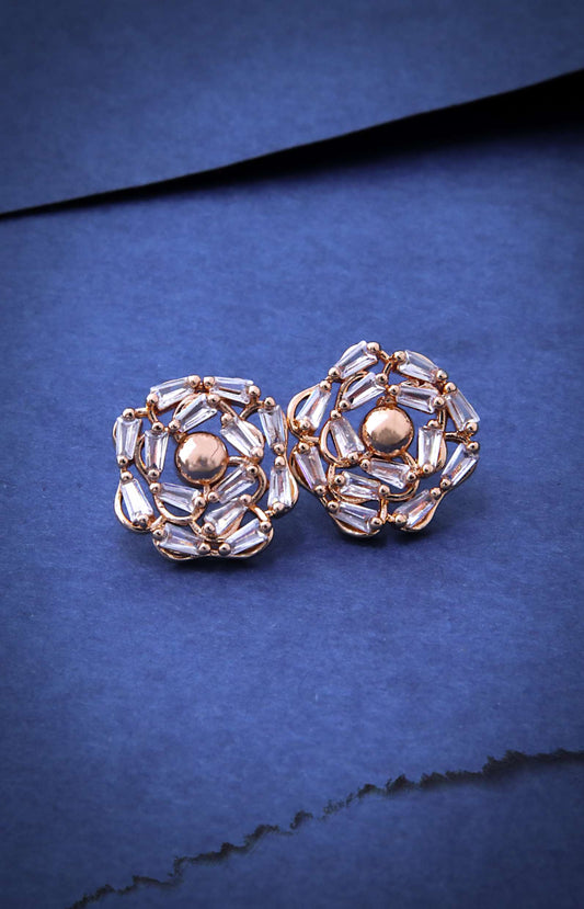 Luxurious Gold Plated American Diamond