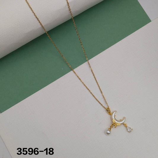 White Moon Necklace